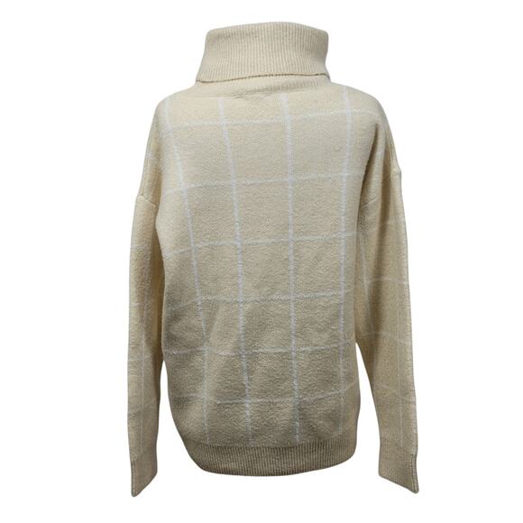 Andree by Unit Butter Yellow Cowl Neck Oversized Long Sleeve Sweater Size Small - Picture 5 of 9